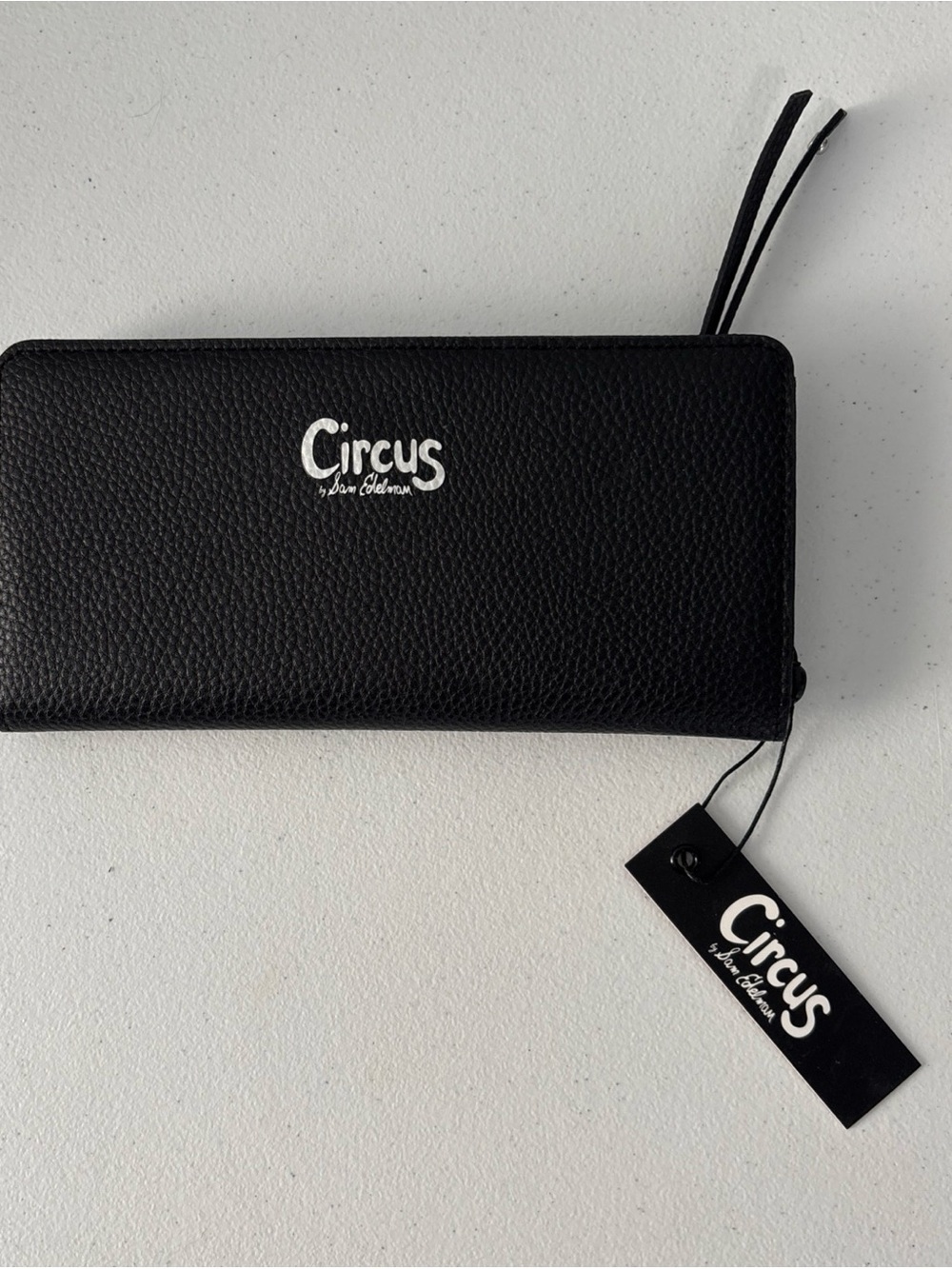 Circus by Sam Edelman Black Bifold Zip Wallet (New)